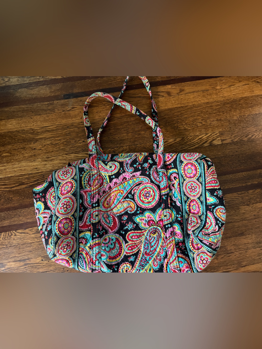 Vera Bradley Parisian Paisley large duffle bag